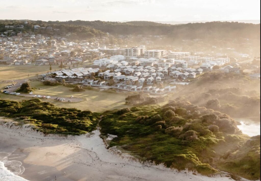 Aerial shot of Caves Coastal
